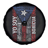 Puerto Rican Flag Puerto Rico Towns And Cities Spare Tire Cover - Wonder Print Shop