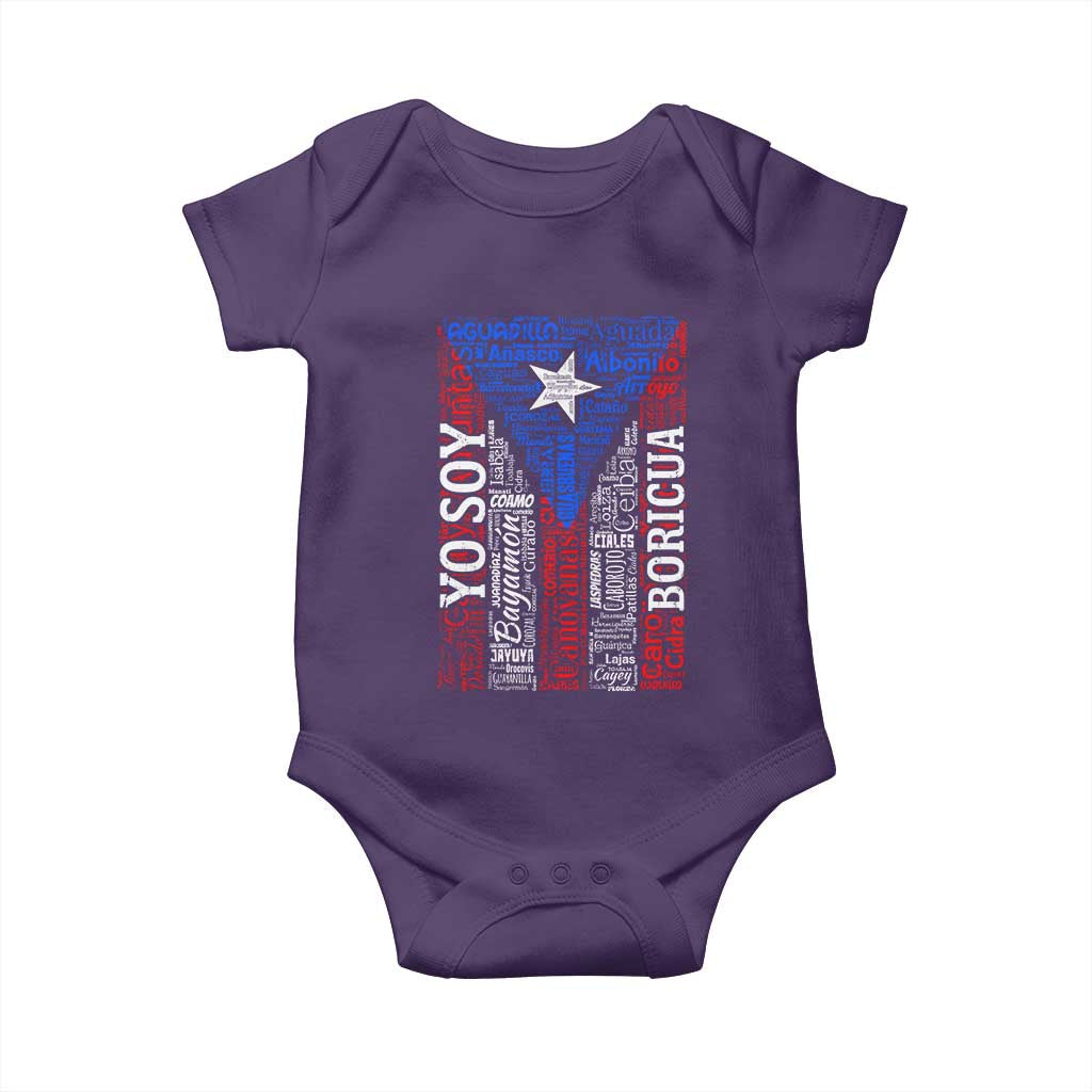Puerto Rican Flag Puerto Rico Towns And Cities Baby Onesie - Wonder Print Shop
