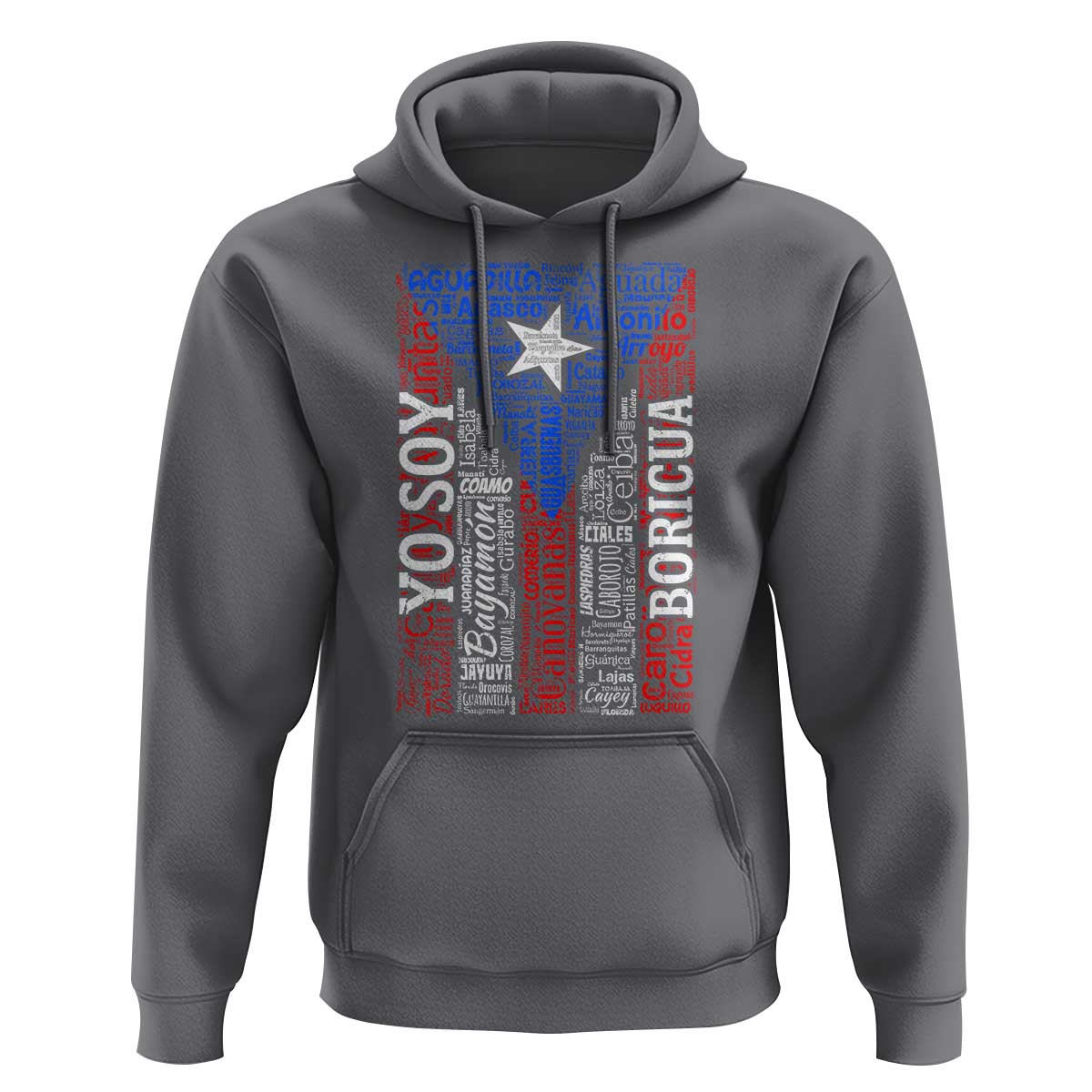 Puerto Rican Flag Puerto Rico Towns And Cities Hoodie - Wonder Print Shop