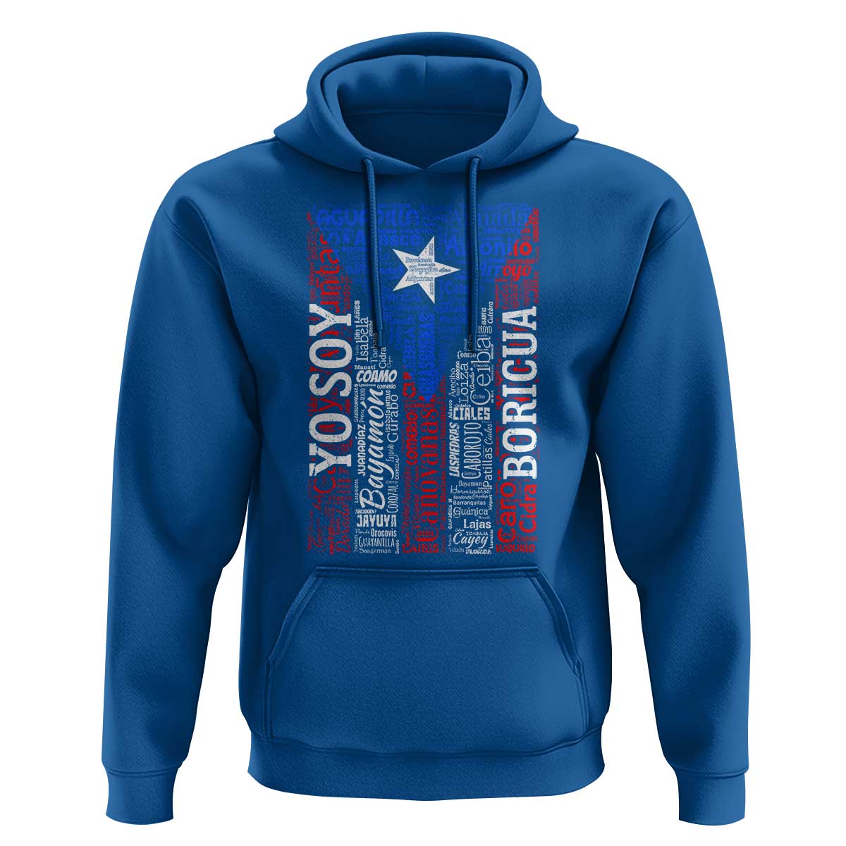Puerto Rican Flag Puerto Rico Towns And Cities Hoodie - Wonder Print Shop