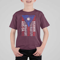 Puerto Rican Flag Puerto Rico Towns And Cities T Shirt For Kid - Wonder Print Shop