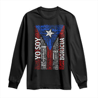 Puerto Rican Flag Puerto Rico Towns And Cities Long Sleeve Shirt - Wonder Print Shop