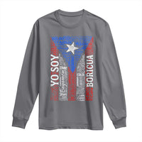 Puerto Rican Flag Puerto Rico Towns And Cities Long Sleeve Shirt - Wonder Print Shop