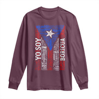 Puerto Rican Flag Puerto Rico Towns And Cities Long Sleeve Shirt - Wonder Print Shop