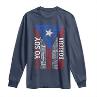 Puerto Rican Flag Puerto Rico Towns And Cities Long Sleeve Shirt - Wonder Print Shop