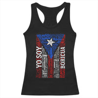 Puerto Rican Flag Puerto Rico Towns And Cities Racerback Tank Top - Wonder Print Shop