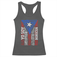 Puerto Rican Flag Puerto Rico Towns And Cities Racerback Tank Top - Wonder Print Shop