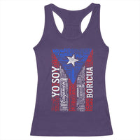 Puerto Rican Flag Puerto Rico Towns And Cities Racerback Tank Top - Wonder Print Shop