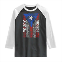 Puerto Rican Flag Puerto Rico Towns And Cities Raglan Shirt - Wonder Print Shop