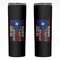 Puerto Rican Flag Puerto Rico Towns And Cities Skinny Tumbler - Wonder Print Shop