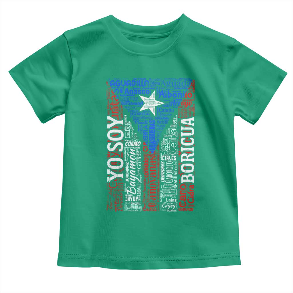 Puerto Rican Flag Puerto Rico Towns And Cities Toddler T Shirt - Wonder Print Shop