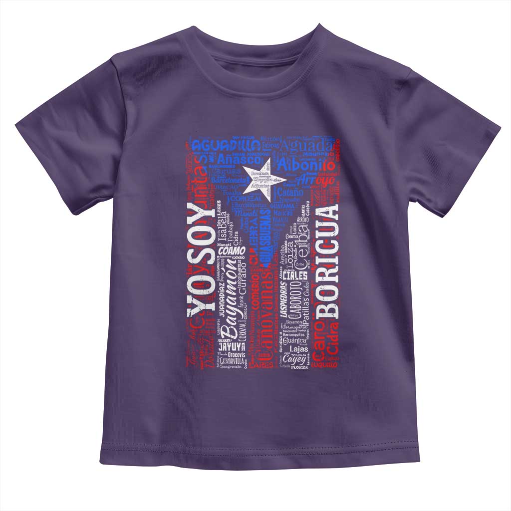 Puerto Rican Flag Puerto Rico Towns And Cities Toddler T Shirt - Wonder Print Shop