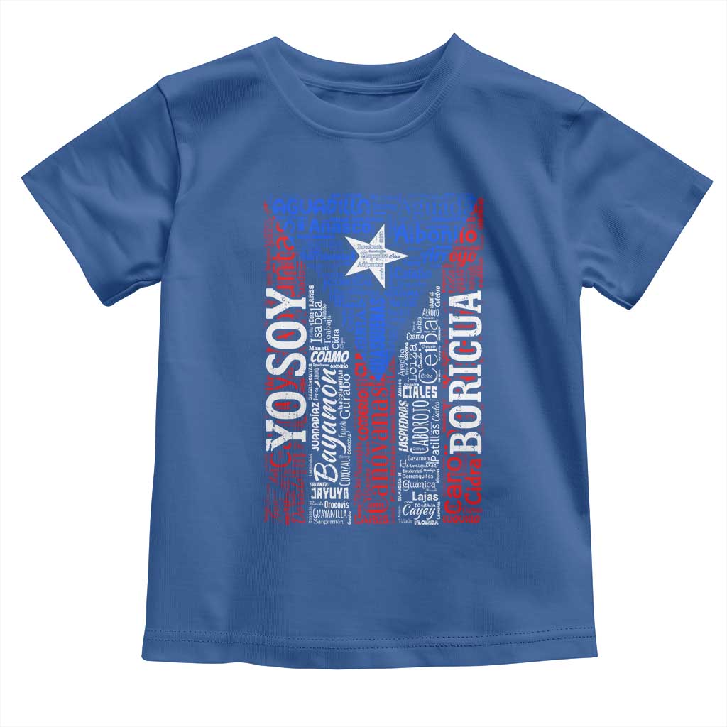 Puerto Rican Flag Puerto Rico Towns And Cities Toddler T Shirt - Wonder Print Shop