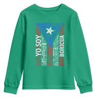 Puerto Rican Flag Puerto Rico Towns And Cities Youth Sweatshirt - Wonder Print Shop