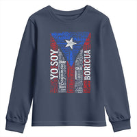 Puerto Rican Flag Puerto Rico Towns And Cities Youth Sweatshirt - Wonder Print Shop