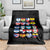 Hispanic Heritage Month Latin American Countries Heart Throw Blanket - Wonder Print Shop