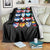 Hispanic Heritage Month Latin American Countries Heart Throw Blanket - Wonder Print Shop