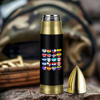 Hispanic Heritage Month Latin American Countries Heart Bullet Tumbler - Wonder Print Shop