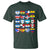 Hispanic Heritage Month Latin American Countries Heart T Shirt - Wonder Print Shop