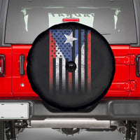 Puerto Rican American Spare Tire Cover Half Rican American Puerto Rico Pride - Wonder Print Shop