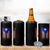 Puerto Rican American 4 in 1 Can Cooler Tumbler Half Rican American Puerto Rico Pride - Wonder Print Shop