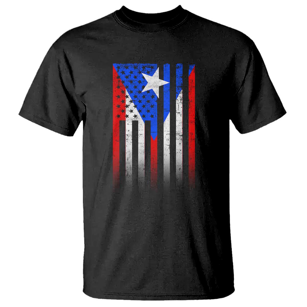 Puerto Rican American T Shirt Half Rican American Puerto Rico Pride - Wonder Print Shop