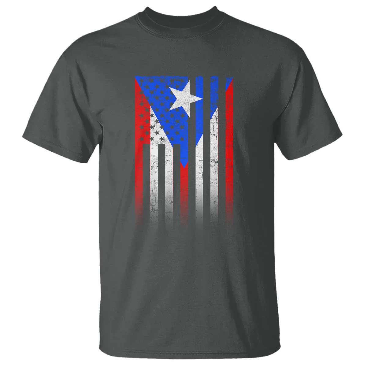 Puerto Rican American T Shirt Half Rican American Puerto Rico Pride - Wonder Print Shop