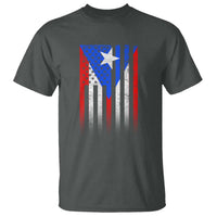 Puerto Rican American T Shirt Half Rican American Puerto Rico Pride - Wonder Print Shop