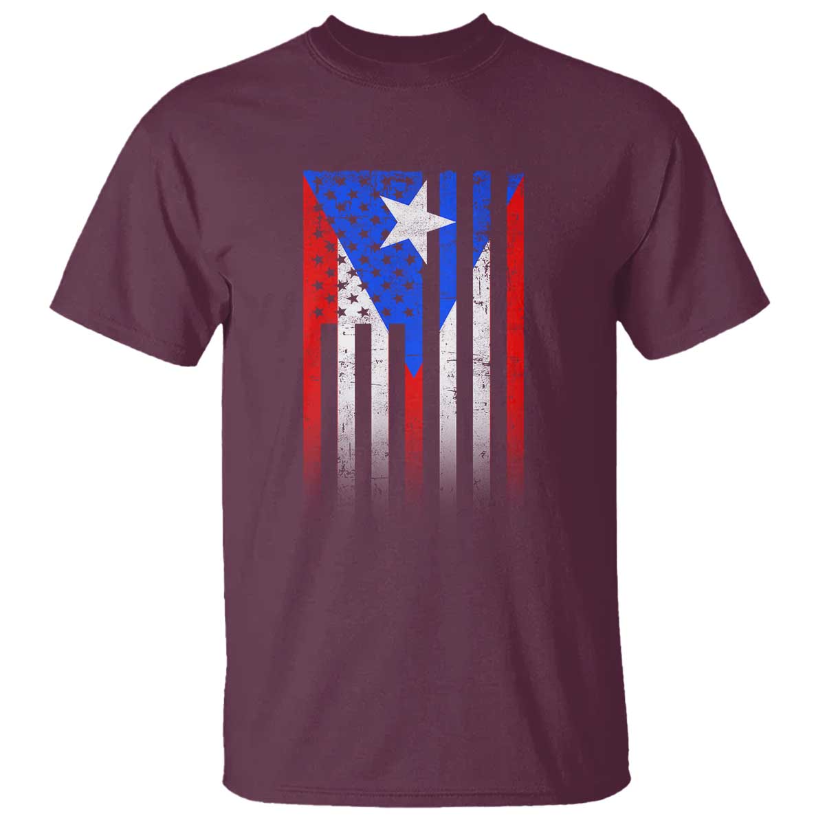 Puerto Rican American T Shirt Half Rican American Puerto Rico Pride - Wonder Print Shop