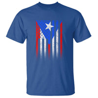 Puerto Rican American T Shirt Half Rican American Puerto Rico Pride - Wonder Print Shop