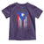 Puerto Rican American Toddler T Shirt Half Rican American Puerto Rico Pride - Wonder Print Shop