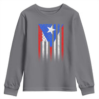 Puerto Rican American Youth Sweatshirt Half Rican American Puerto Rico Pride - Wonder Print Shop