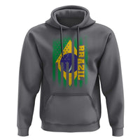 Brazilian Americans Brazilian Pride Latin Vintage USA Brazil Flag Hoodie