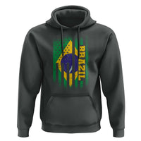 Brazilian Americans Brazilian Pride Latin Vintage USA Brazil Flag Hoodie