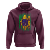 Brazilian Americans Brazilian Pride Latin Vintage USA Brazil Flag Hoodie