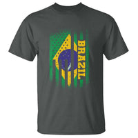 Brazilian Americans Brazilian Pride Latin Vintage USA Brazil Flag T Shirt
