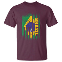 Brazilian Americans Brazilian Pride Latin Vintage USA Brazil Flag T Shirt