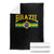 Brazilian Pride Vintage Brasil Brazil Flag Latin America Throw Blanket - Wonder Print Shop