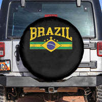 Brazilian Pride Vintage Brasil Brazil Flag Latin America Spare Tire Cover - Wonder Print Shop