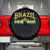 Brazilian Pride Vintage Brasil Brazil Flag Latin America Spare Tire Cover - Wonder Print Shop