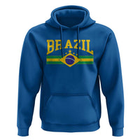 Brazilian Pride Vintage Brasil Brazil Flag Latin America Hoodie - Wonder Print Shop