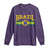 Brazilian Pride Vintage Brasil Brazil Flag Latin America Long Sleeve Shirt - Wonder Print Shop