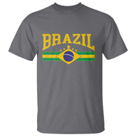 Brazilian Pride Vintage Brasil Brazil Flag Latin America T Shirt - Wonder Print Shop