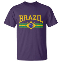 Brazilian Pride Vintage Brasil Brazil Flag Latin America T Shirt - Wonder Print Shop