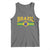 Brazilian Pride Vintage Brasil Brazil Flag Latin America Tank Top - Wonder Print Shop