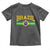 Brazilian Pride Vintage Brasil Brazil Flag Latin America Toddler T Shirt - Wonder Print Shop
