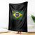 Brazilian Pride Christian Cross Latin America Brazil Flag Throw Blanket - Wonder Print Shop
