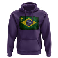 Brazilian Pride Christian Cross Latin America Brazil Flag Hoodie - Wonder Print Shop