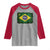 Brazilian Pride Christian Cross Latin America Brazil Flag Raglan Shirt - Wonder Print Shop