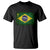 Brazilian Pride Christian Cross Latin America Brazil Flag T Shirt - Wonder Print Shop